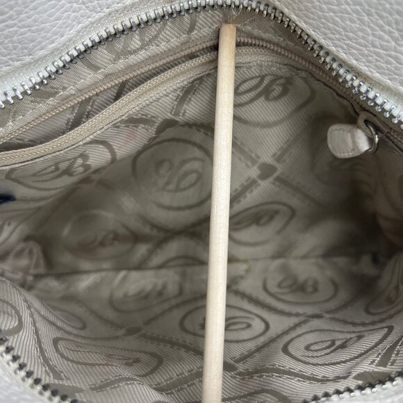 BRIGHTON FERRARA COL WHITE CITY ORGANIZER CROSSBODY SHOULDER PURSE BAG NEW $355 - Picture 8 of 12
